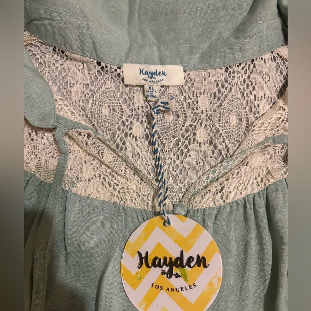 Hayden LA Button Down Blouse NWT - image 3